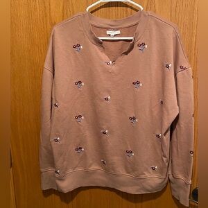 Maurices Women’s V Neck Sweatshirt